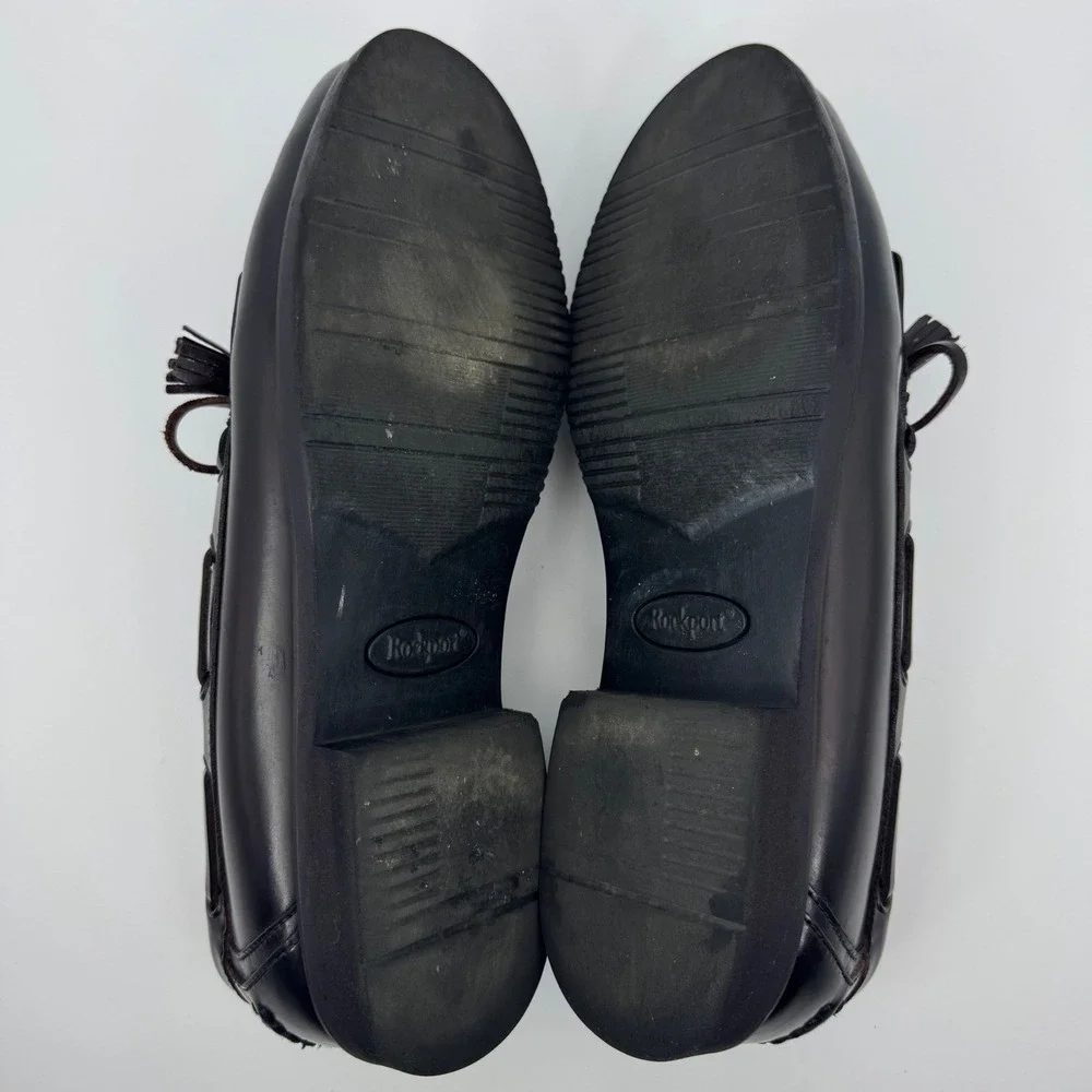 Rockport Comfort DMX Mens Brown Leather‎ Tassel Loafer Dress Shoes Size  11M
